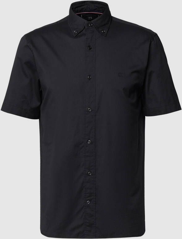 Tommy Hilfiger Overhemd met korte mouwen NATURAL SOFT POPLIN RF SHIRT