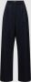Tommy Hilfiger Wijde Pijp Blend Broek voor Vrouwen Blue Dames - Thumbnail 1