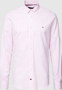 Tommy Hilfiger TAILORED Overhemd met lange mouwen CL-W ROYAL OXF STRIPE RF SHIRT met button-downkraag