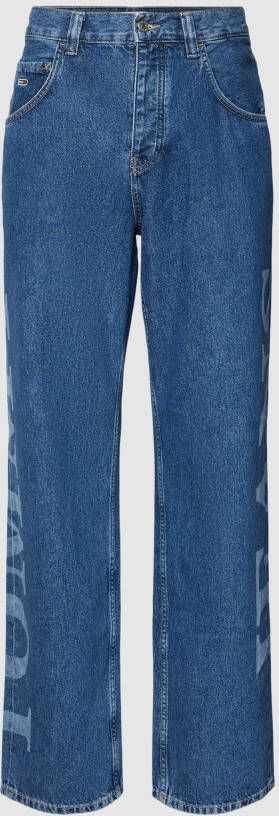 Tommy Jeans Baggy fit jeans met labelprint model 'AIDEN'