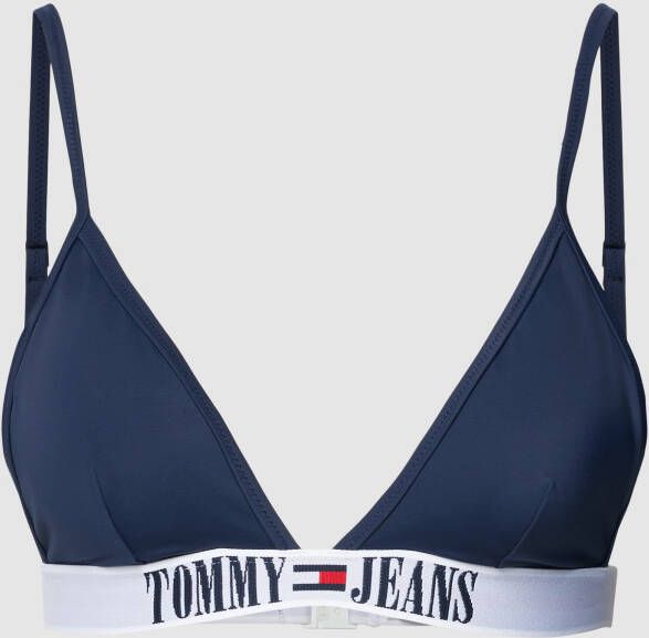 Tommy Jeans Bikinitop met verstelbare spaghettibandjes