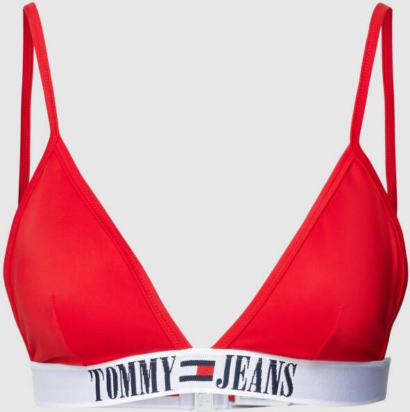 Tommy Jeans Bikinitop met verstelbare spaghettibandjes