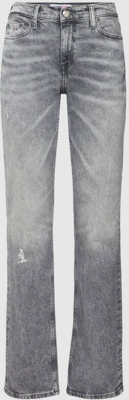 Tommy Jeans Bootcut jeans in used-look model 'MADDIE'