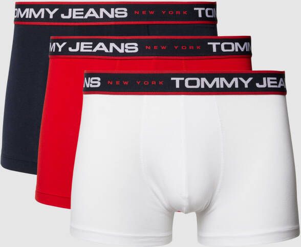 Tommy Jeans Boxershort met labelstitching in een set van 3 stuks model 'NEW YORK'