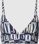 Tommy Jeans Bralette met all-over motief model 'SPELLOUT' - Thumbnail 1