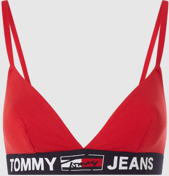 Tommy Hilfiger Underwear Triangel-bh TRIANGLE BRALETTE UNLINED met tommy hilfiger-logo-opschrift op de elastische tape