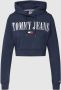 Tommy Jeans Cropped hoodie met labelstitching - Thumbnail 2