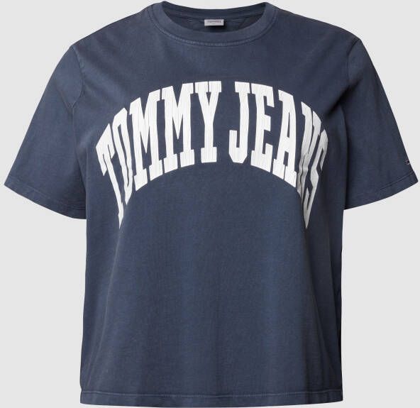 Tommy Jeans Curve T-shirt met labelprint