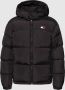 Tommy Hilfiger Zwarte gewatteerde jas met hoge kraag en capuchon Black Heren - Thumbnail 4