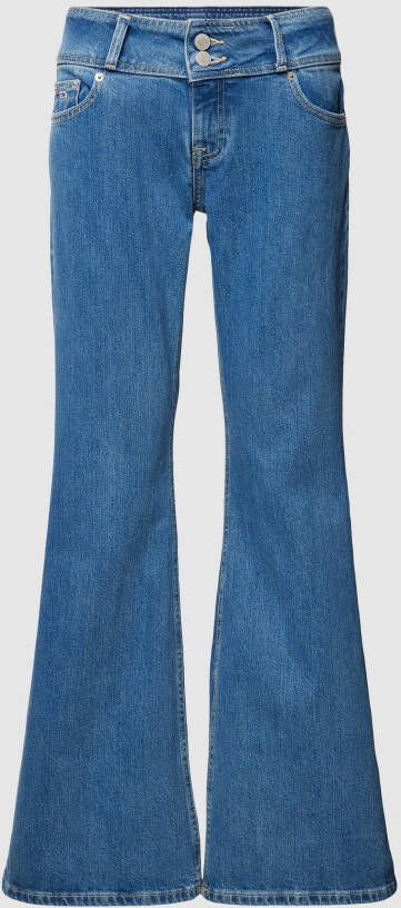 Tommy Jeans Flared cut jeans met labeldetail model 'SOPHIE'