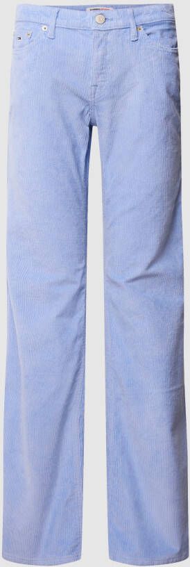 Tommy Jeans Flared cut stoffen broek van corduroy model 'SOPHIE'