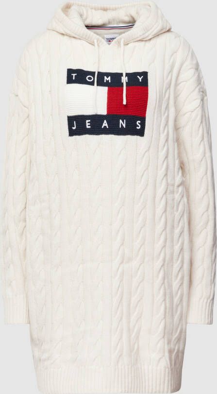 Tommy Jeans Gebreide jurk met labeldetail