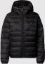 Tommy Hilfiger Gewatteerde jas MW PADDED GLOBAL STRIPE JACKET met logo op de achterkant van de opstaande kraag afneembare capuchon waterafstotend - Thumbnail 1