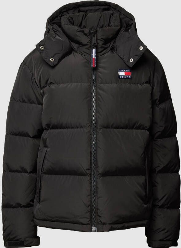 Tommy Hilfiger Zwarte Polyester Donsjas met Afneembare Capuchon Zwart Dames - Foto 2