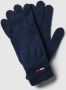 Tommy Jeans Geborduurde Logo Handschoenen Blauwe Tinten Blue - Thumbnail 1