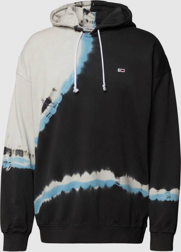 Tommy Jeans Seizoensgebonden Tie Dye Heren Hoodie Katoen Multicolor Heren