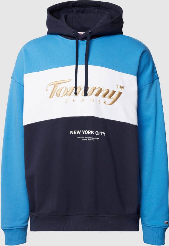 Tommy Jeans Hoodie in colour-blocking-design model 'ARCHIVE HOODIE'