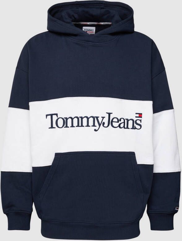 Tommy Jeans Hoodie met contrastinzet model 'SKATER'