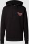Tommy Hilfiger Zwarte hoodie met centrale zak en print Black Heren - Thumbnail 1