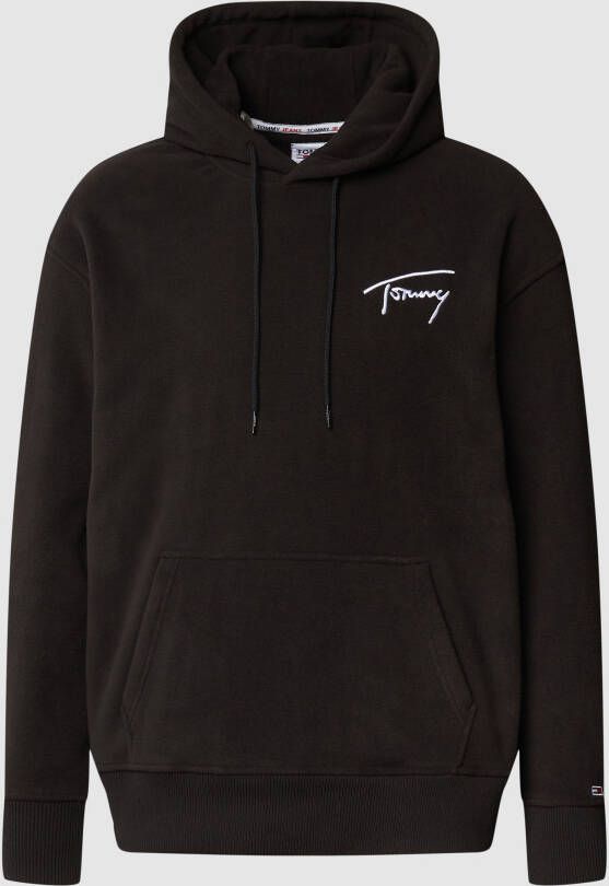 Tommy Jeans Hoodie met labelstitching model 'POLAR'