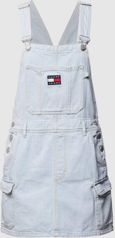 Tommy Jeans Jeansjurk in minilengte met labelpatch