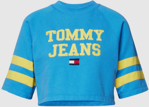 Tommy Jeans Kort T-shirt met labelstitching