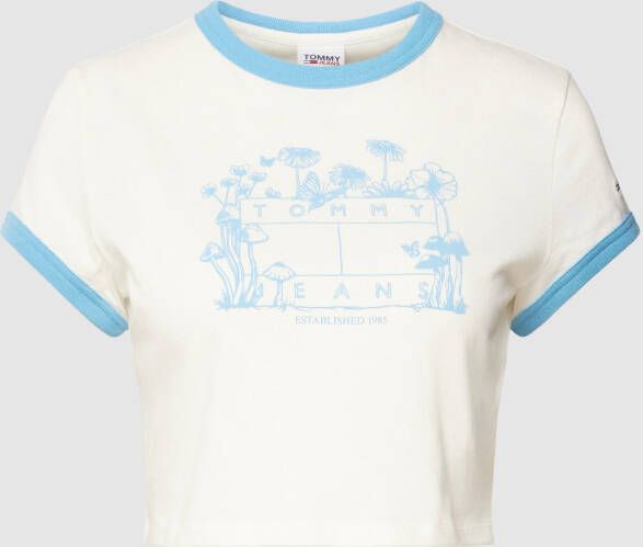 Tommy Jeans Kort T-shirt met motiefprint model 'HOMEGROWN'
