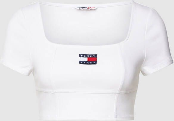 Tommy Jeans Kort T-shirt met vierkante hals model 'ARCHIVE'