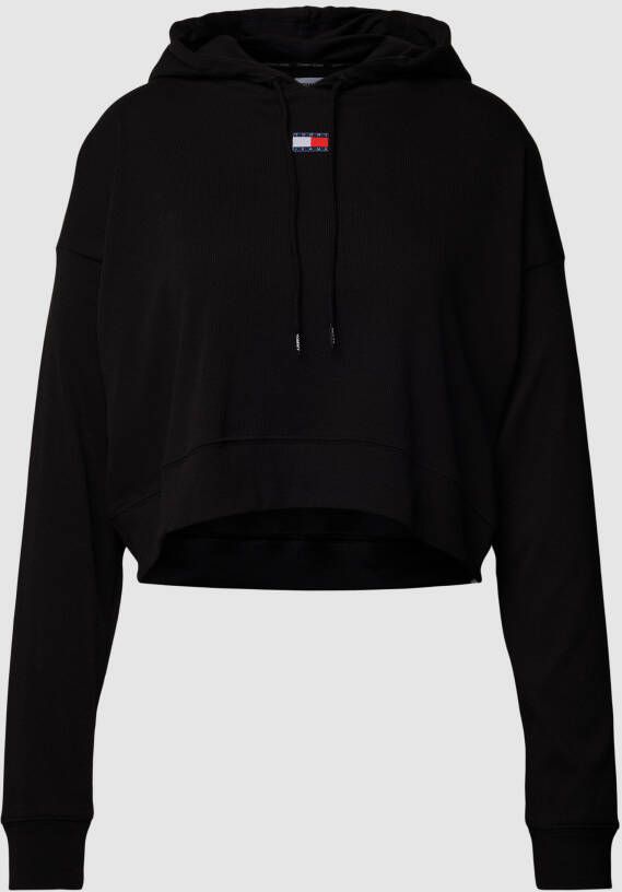 Tommy Hilfiger Korte hoodie met logobadge model 'HERITAGE'