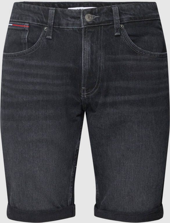 Tommy Jeans Korte jeans met labeldetail model 'RONNIE'