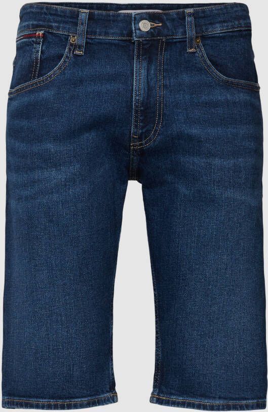 Tommy Jeans Heren Shorts Blauw Rits en knoopsluiting Blue Heren