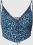 TOMMY JEANS Top TJW DITSY FLORAL LACE CAMI TOP met kanten beleg bij de hals - Thumbnail 1