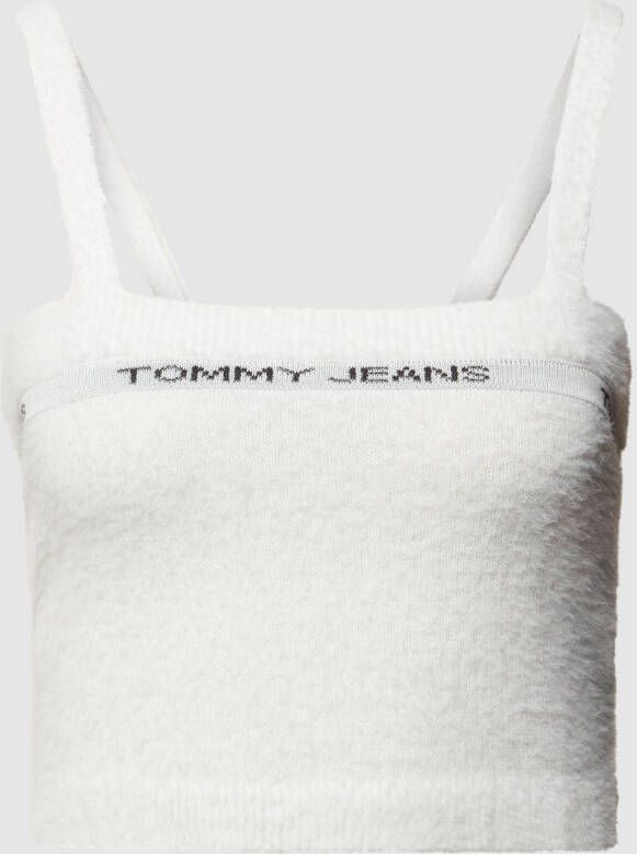 Tommy Jeans Korte top met labelopschrift