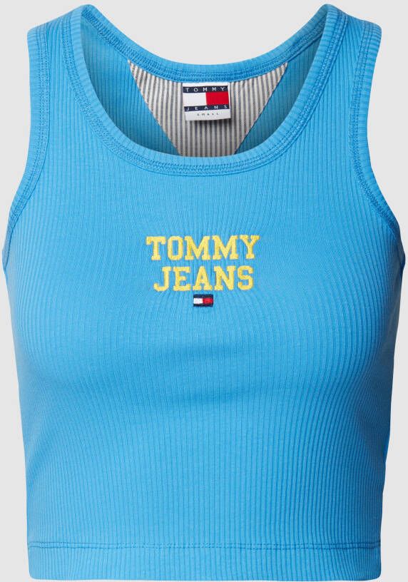 Tommy Jeans Korte top met labelstitching