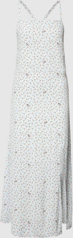 Tommy Jeans Midi-jurk met bloemenmotief en all-over label