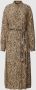 Tommy Jeans Midi-jurk van viscose met dierenprint model 'LEO' - Thumbnail 1