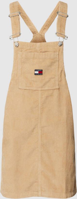 Tommy Jeans Mini-jurk met labelpatch model 'PINAFORE'