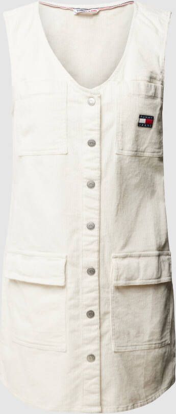 Tommy Jeans Mini-jurk met labelpatch model 'POP'