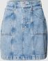 Tommy Jeans Lichtblauwe Minirokken Mom Skirt K Pckt Be715 Svlbrg - Thumbnail 2