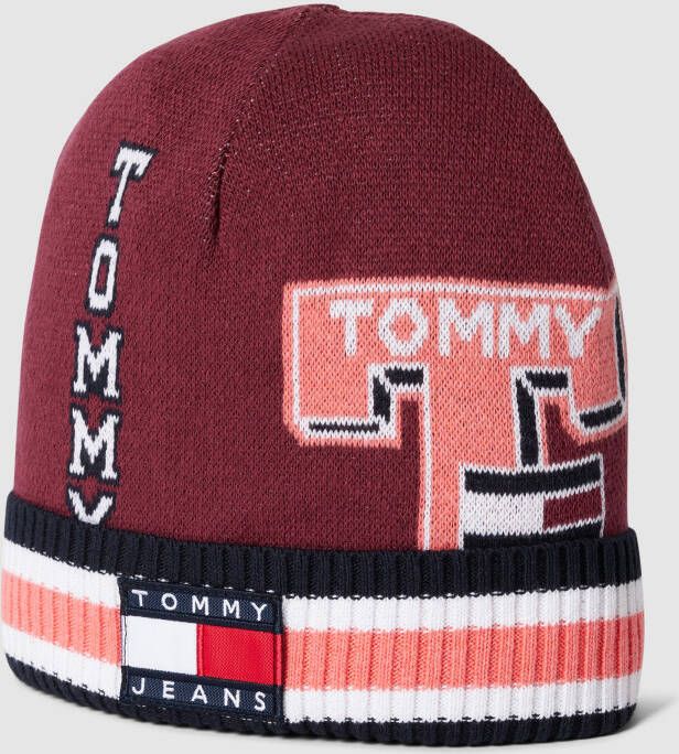 Tommy Jeans Muts met labelpatch model 'HERITAGE'