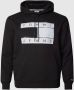 Tommy Jeans Plus SIZE hoodie met labelprint model 'FLAG SPRAY' - Thumbnail 1