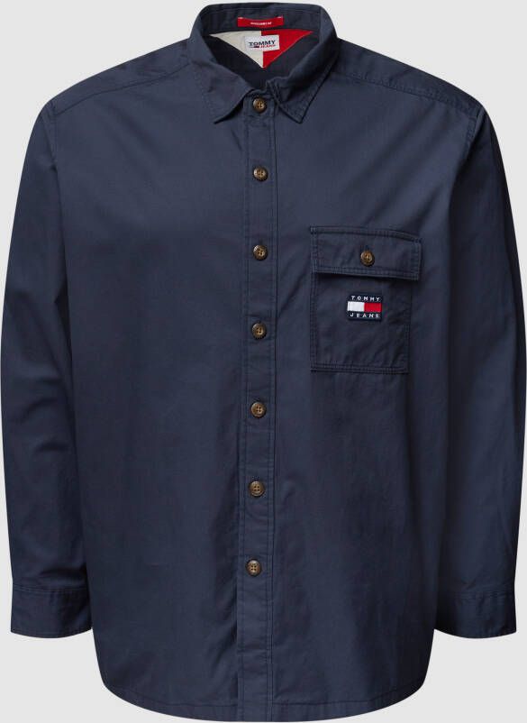 Tommy Jeans Plus SIZE vrijetijdsoverhemd met logopatch