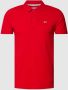 Tommy Jeans Rode Polo Shirt voor Heren van Tommy Hilfiger Jeans Rood Heren - Thumbnail 4