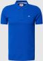 Tommy Jeans Blauwe Polo van 100% Biologisch Katoen met Knoopsluiting Blue Heren - Thumbnail 1