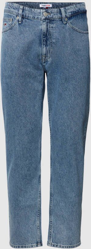 Tommy Jeans Regular fit jeans met labelstitching model 'DAD'