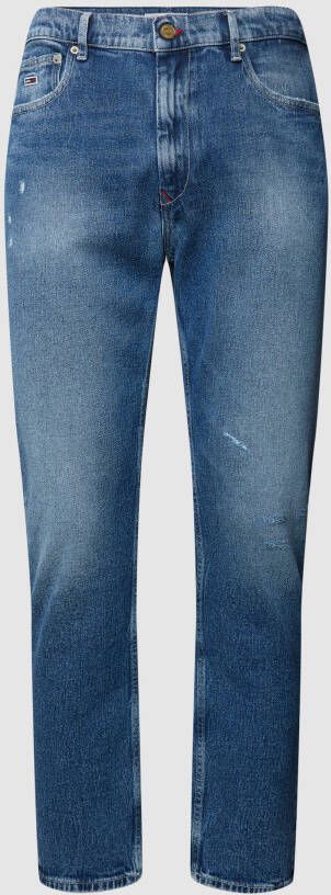 Tommy Jeans Regular tapered fit jeans met labelstitching model 'DAD JEAN'
