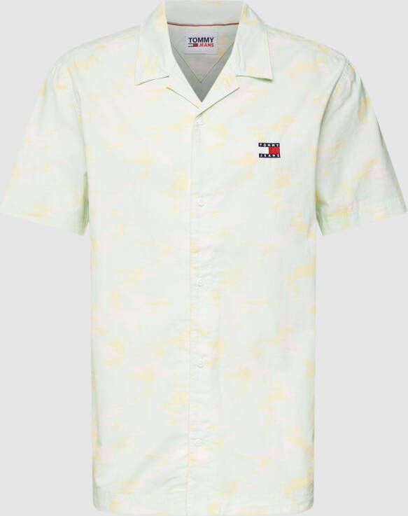 Tommy Jeans Relaxed fit vrijetijdsoverhemd van katoen met all-over motief