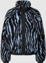 Tommy Jeans Sherpa jacket met dierenprint model 'ZEBRA' - Thumbnail 1