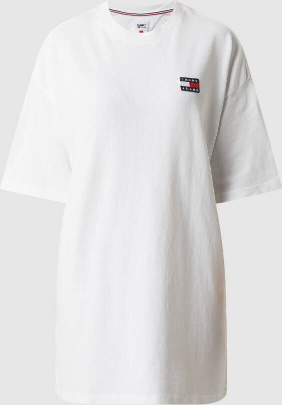 Tommy Hilfiger Dress-Camiseta-logo oversized Wit Dames