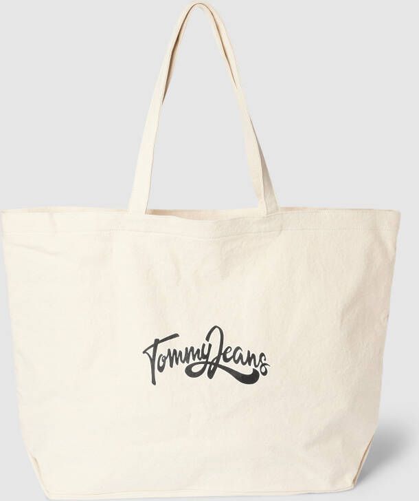 Tommy Jeans Boodschappentas TJW CANVAS TOTE NATURAL